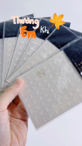 Sticker Nơ Trắng dễ thương - Làm móng học nail