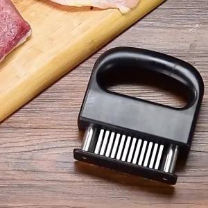 1 Stainless Steel Tender Steak Meat Hammer Ergonomic Handle Used to Hamstring Loose Meat Tool Suitable for Chicken Beef