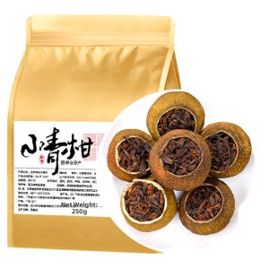 Aged Ten-Year-Plus New Town Mandarin Pu-erh Loose Tea for Self-Consumption