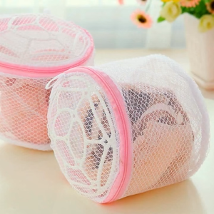 Laundry Bag Bra Bulat / Keranjang Laundry Bag Bra / Kantong Cuci Bra di Mesin cuci