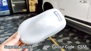 2K Paint AIKKA CS58 Avalanche Grey Old School Solid Series Car Motor Paint DIY Cat Kereta Gray