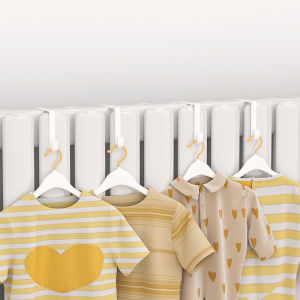 Hanging Clothes Rack for Radiators Non-Drilling Towel and Shoe Holder