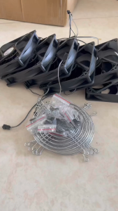 220v to 12v cooling fan with high wind capacity and stepless speed regulation of 12cm suitable for router computer server cooling