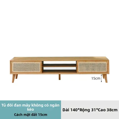 xiayan | Tủ TV Cửa Trượt Mây Nhật Bản Phong Cách Hiện Đại Tối Giản cho Phòng Khách Nhỏ