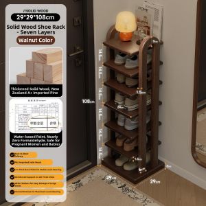 ZHUOHE | Sturdy Multi-Layered Shoe Rack Small Narrow