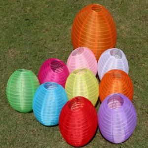 Đèn Lồng Trung Quốc Chống Nước Hình Tròn Bằng Nylon Dùng Trang Trí Đám Cưới Sinh Nhật Lễ Hội - Có Nhiều Kích Thước 20/25/30/35/40cm