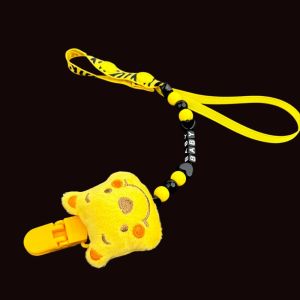 Disney | Baby nipple clip Handmade Chain-style cute baby bib Baby comfort toy baby teething Clip babys spit-up from falling off Gift