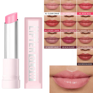 Lifter Glaze Oil Lip Balm with Hyaluronic Acid and Hydrating Oil Blend Lip Balm with 24HRs of Smooth Moisturizing Pink