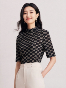 Koradior | Fashion Plaid Patchwork Short-sleeved T-shirt