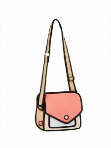 Jump from Paper | 2D Style Shoulder/Crossbody Messenger Bag