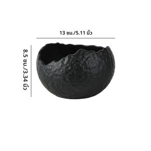 1 PC ไม่สมมาตรชามเปลือกไข่High-End ชามขนมหวานเซรามิคชามโยเกิร์ตประณีตสร้างสรรค์เย็นจานชามชามสลัดสําหรับตกแต่งบ้านบ้านทุกวันอาหารเช้าข้าวโอ๊ตชามของขวัญ