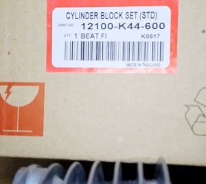 CYLINDER BLOCK SET HONDA BEAT FI THAILAND GENUINE PARTS 12100K44600