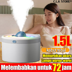 Humidifikasi dalam 1detik SAHNGQINGXIN Humidifier Diffuser Usb 1.5L semprotan besar bisu Dua tingkat penyesuaian Pelembab USB kartun anti-kering yang cerdas dan terbakar Portabel(Humidifier Air Treatment Diffuser Humidifier Humidifier Aroma Therapy)