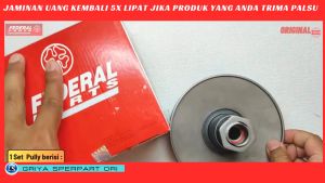 Pully Belakang vario 125 Original Pulley Puli Belakang vario150 125 Old Led New K35 Ori Federal Aspira