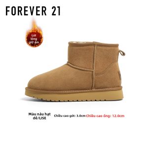 Forever21 | Giày Ủ Ấm Chống Thấm Nước Chống Trượt Bông Phồng