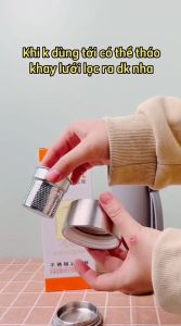 Bình nước giữ nhiệt 1500ml HiLOGI ỐM CAO sơn nhám inox 304 có lõi lọc trà đặc biệt  nắp inox  quai xách chắc chắn  giữ nóng và lạnh hơn 12 giờ