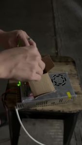 Lampu Tembak Laser 3 Mata SQL + Devil Red dan Devil Blue 12V-24V untuk Mobil dan Motor