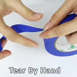 Blue Painter Masking Tape Clean Release Paper Tape Temperature Resistance Painting Masking Tape