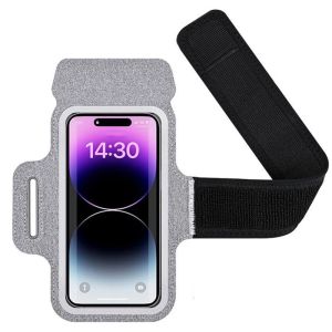 HAISSKYยืดหยุ่นวิ่งกีฬาArmbandsสําหรับiPhone 17 16 15 14 13 12 Pro Max 15 Plus Ultra-บางโทรศัพท์แขนกระเป๋าสําหรับSamsung s25
