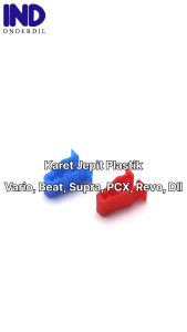 Klip-Clip-Rivet Jepit-Kancing Plastik Body-Visor Vario 110-125-150-Techno-Helm in-CBS-FI/Beat Pop-Sporty/CB-CBR 150R-250R-CRF/CS1/Karisma/Revo Lama/Tiger Revolution B /Mega Pro Advance/PCX 125-150/Scoopy/Sonic 150 R/Spacy Karabu-FI/Supra GTR-X 125-FI-New