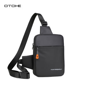 OTOHE Mens Chest Bag Casual Shoulder Bag Cross Body Bag Pouch Bag Lightweight Casual Bag Fashion Shoulder Bag Waterproof Casual Sport Street Bag for Travel Outdoor