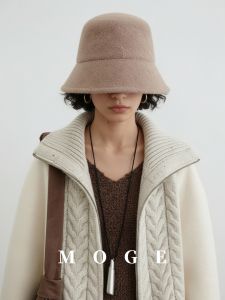 Intelligent Style Knit & Woolen Spliced Womens Coat