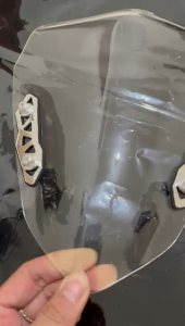 PAKET VISOR AEROX STANDARD FREE BAUT GARNISH TWOTONE BAHAN AKRILIK TEBAL PNP VISOR AEROX 155 AKSESORIS VISOR GARNISH AKRILIK