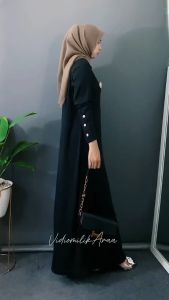 Gamis Inara Kancing Tangan - Baju Gamis Wanita Modern Muslimah Elegan Terbaru