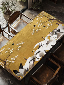 Waterproof Oil-resistant Tablecloth Mat for Study Tea Table Dining Table Protection against Heat PVC Material Easy to Clean