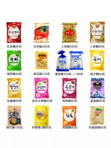 Manis Red Ginseng Sugar Ginger Pumpkin Multiple Flavors Mint Green Tea Lactic Acid Candy Snacks Imported Fruit Candy from Korea