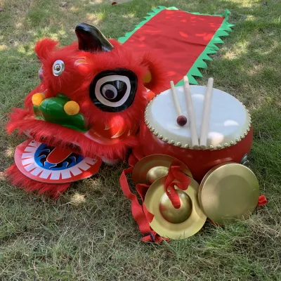 Lion Dance Set for Children Toys Percussion Instruments
