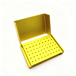 58 Holes Dental Burs Holder Stand Drills Organizer Disinfection Block Storage Boxes Dentistry Strawberries Sterilization Case