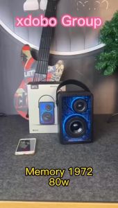[ TẶNG CỦ SẠC ] Loa Bluetooth 5.0 XDOBO MEMORY 1972 Công Suất 80W Chống Nước IPX5 Pin 10400Mah Hỗ Trợ Thẻ TF USB AUX - Bảo hành chính hãng 12 tháng