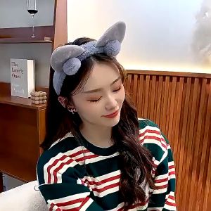 Bando Wanita Anak Perempuan Lucu Motif Kuping Kucing Bandana Aksesoris Rambut AR-1