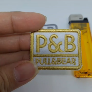 58BRN3 P&B PULL&BEAR LOGO surfing bordir patch emblem iron on