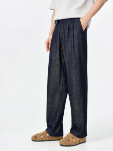 MIANXIANSHENG | Summer Loose Straight Leg Flared Jeans Vintage Retro Style