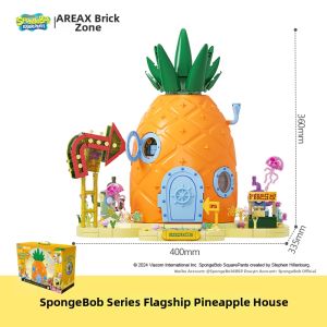 AREA-X | High Difficulty Adult SpongeBob SquarePants Plankton Statue Assembly Building Blocks