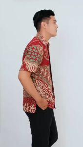 Batik Wanita Modern Blouse Ataan Couple Kemeja Pria Sku [ LODJI ] Batik Dua Putri