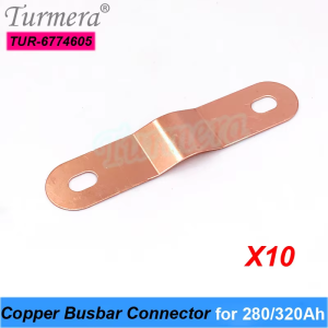 Copper BusBar Connector for 3.2V Lifepo4 Battery 280Ah 310Ah 320Ah Use in 12V 24V 36V 48V 60V Uninterrupted Power Supply Turmera