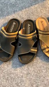 Sandal Pria Alope H 19 Sandal Slide kasual Pria Dewasa 39-43 Sandal slop Kulit