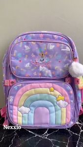 NexXIO Tas Sekolah Anak Perempuan / Ransel Anti Air TK SD / Perlengkapan Tas Sekolah Premium Kasual