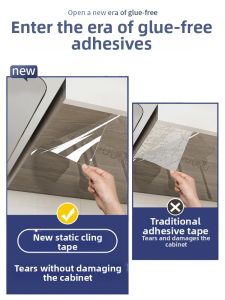 YIMING | Oil-Resistant Heat-Resistant Waterproof Steam-Resistant Kitchen Cabinet Protection Film