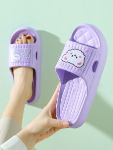 Womens Summer Home Anti-slip Thick Bottom Soft Comfortable Outdoor Wearable Slipper No Odor Cute Design New 2023 Model