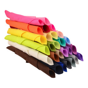 45 Colors Non-woven Sheet 1.0mm Thick 30*30cm Super Soft Felt Fabric for DIY Sewing Crafts Doll Accessories Material Patchwork