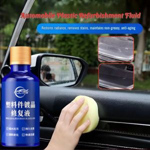Car Interior Plastic Restorer Car Scratch Quick Agent Car Interior Cleaner Plastic Restore Agent