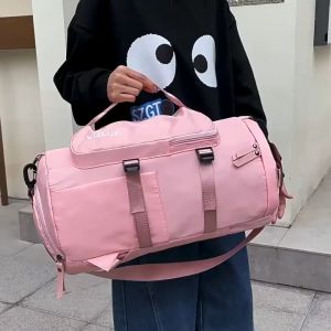 Travelling Backpack for Men Big Size Travel Bag Fashion Gym Sports Bag Women Hand Carry Duffel Bags Shoe Compartment Lightweight Overnight Weekender Bags