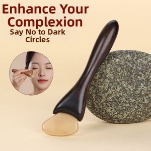 Mofan | Facial and Eye Massage Tool with Body Gua Sha Wooden Small Sheeps Hoof