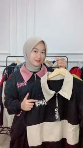 Jaket Sweater Rugby & Crewneck Pria Wanita Motif Bordir: Fashion Casual Lokal MMXVI
