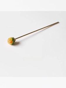 Orange Chopsticks Simple Modern Niche Design Sense New Chinese Style Hairpin Up-do Cute Hairpin Headdress Women Back Head