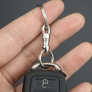 Quick Hang Rotatable 304 Stainless Steel Keychain Mini Tool Connectors Personal Edc Fashionable Key Holder Creative Gifts